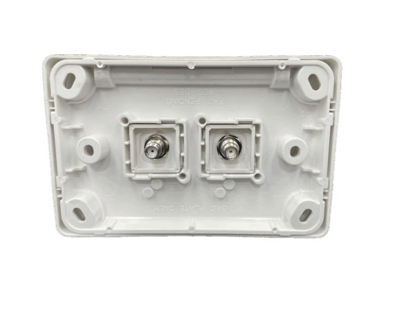 Dual SMA Wall plate