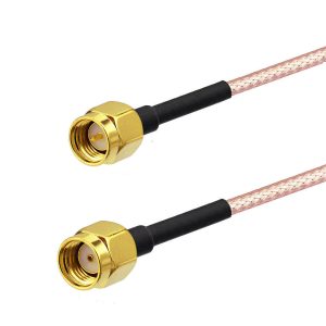 SMA MALE TO RP SMA MALE RG316 PIGTAIL CABLE