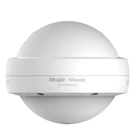 Ruijie Reyee RG-RAP6262(G) mounted on outdoor pole for wireless coverage