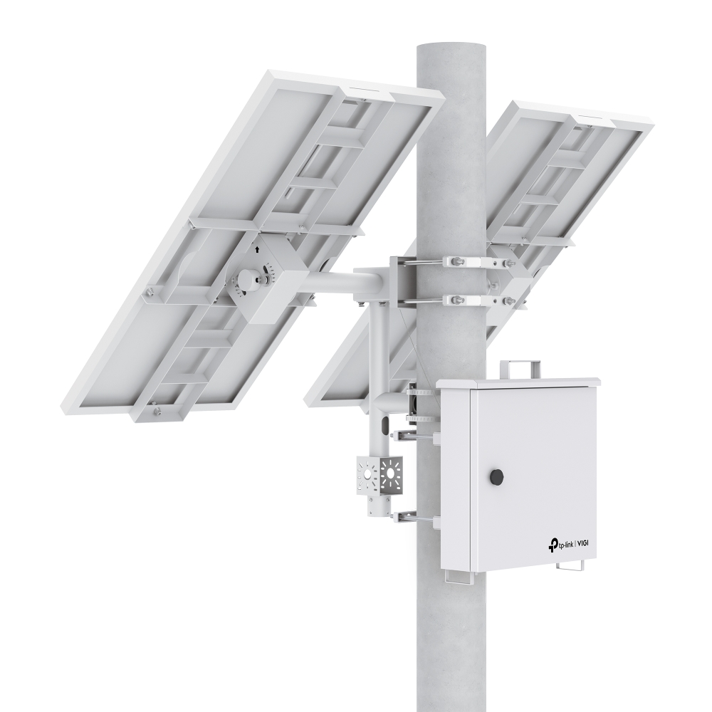 VIGI SP18090 weatherproof solar power system for outdoor security